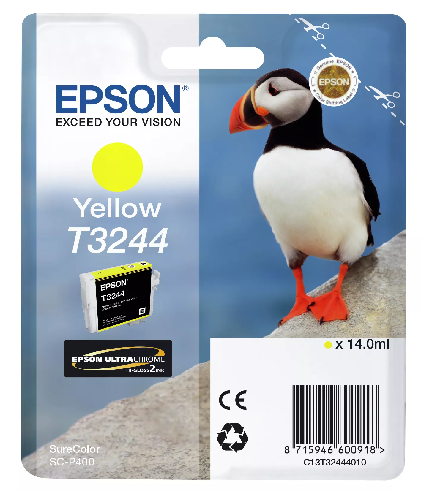Achat EPSON Cartouche T3244 - Jaune 980 pages au meilleur prix