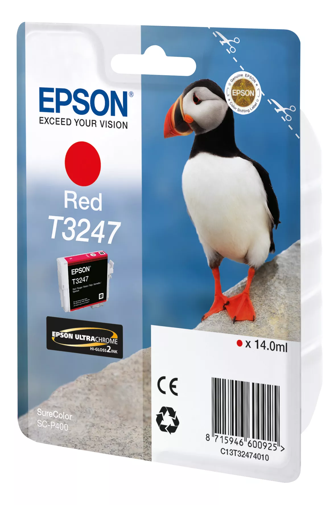 Vente EPSON Cartouche T3247 - Rouge 980 pages au meilleur prix