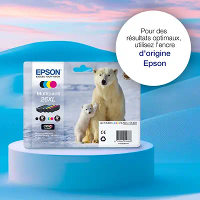 Encre cyan Claria Premium Ours Polaire 26 - Epson - Cartouches d'encre - visuel 3
