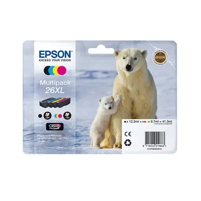 Encre cyan Claria Premium Ours Polaire 26 - Epson - Cartouches d'encre - visuel 1