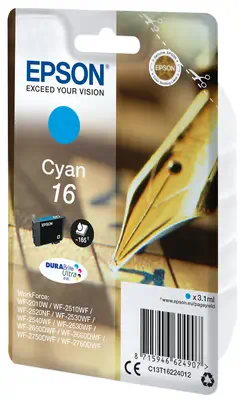 Cartouche "Stylo à plume" 16 - Encre DURABrite Epson - visuel 1 - hello RSE - Les encres Epson sont optimisées pour les imprimantes Epson