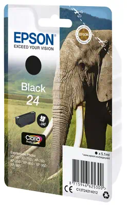 Vente EPSON 24 cartouche encre noir capacité standard 5.1ml Epson au meilleur prix - visuel 2