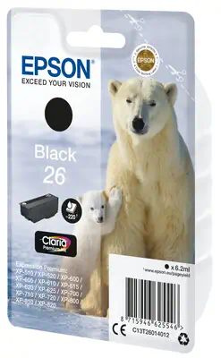 Vente EPSON 26 cartouche encre noir capacité standard 6.2ml Epson au meilleur prix - visuel 4