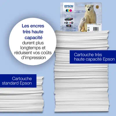 Encre jaune Claria Premium Ours Polaire 26 - Epson - Cartouches d'encre - visuel 5