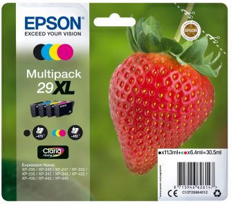 Achat EPSON Multipack Fraise Encre Claria Home Noir Cyan et autres produits de la marque Epson