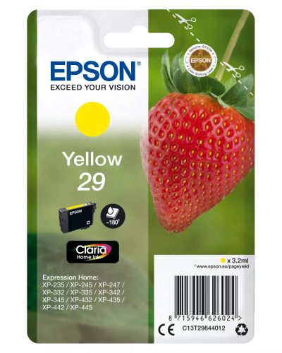Achat EPSON Cartouche Fraise Encre Claria Home Jaune et autres produits de la marque Epson