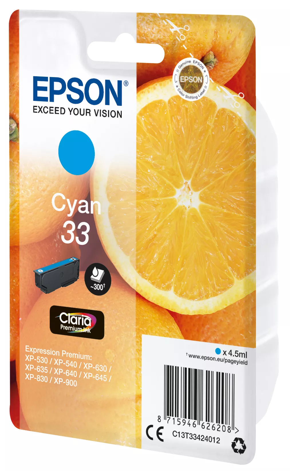 Vente EPSON Cartouche Oranges Encre Claria Premium Cyan Epson au meilleur prix - visuel 2