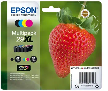 Cartouches d'encre Strawberry Multi pack avantages