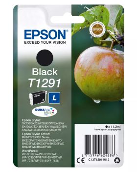 Achat EPSON T1291 cartouche d encre noir haute capacité 11.2ml 1 au meilleur prix