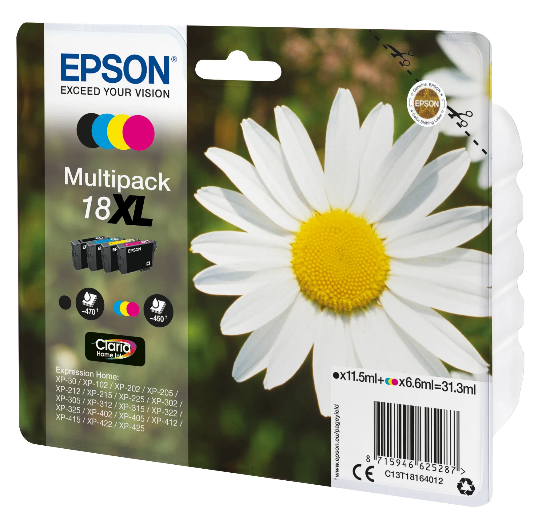 Vente EPSON 18XL cartouche encre noir et tricolore haute Epson au meilleur prix - visuel 4