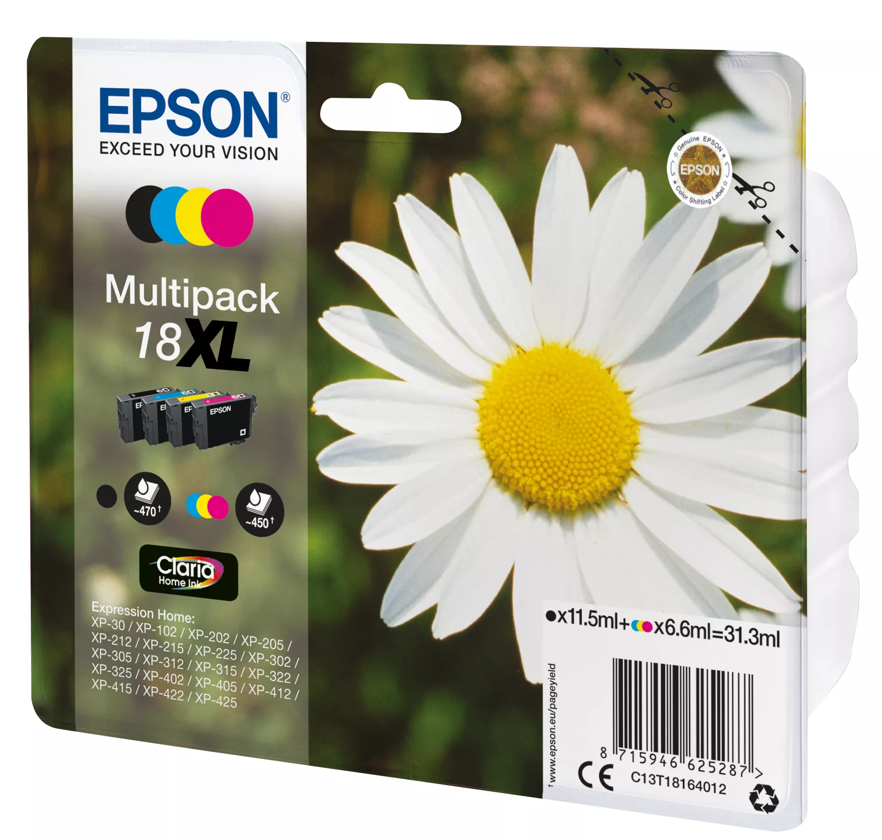 Vente EPSON 18XL cartouche encre noir et tricolore haute Epson au meilleur prix - visuel 2