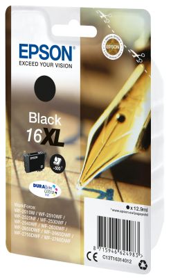 Vente EPSON 16XL cartouche dencre noir haute capacité 12.9ml Epson au meilleur prix - visuel 4
