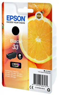 Epson Oranges Cartouche " " - Encre Claria Epson - visuel 1 - hello RSE - Les encres Epson sont optimisées pour les imprimantes Epson