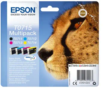 Livraison gratuite Cartouches d'encre Epson Multi pack