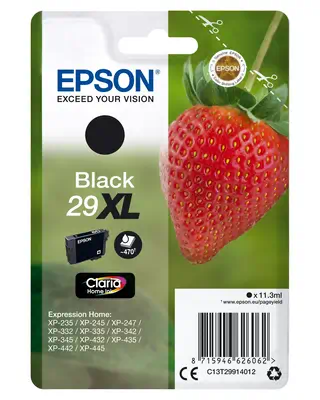 Cartouche "Fraise" 29XL - Encre Claria Home N Epson - visuel 1 - hello RSE - Emballage EasyMail Epson d'origine