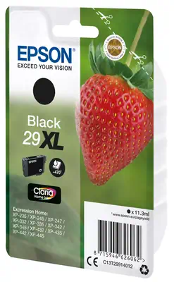 Cartouche "Fraise" 29XL - Encre Claria Home N Epson - visuel 1 - hello RSE - Les encres Epson sont optimisées pour les imprimantes Epson