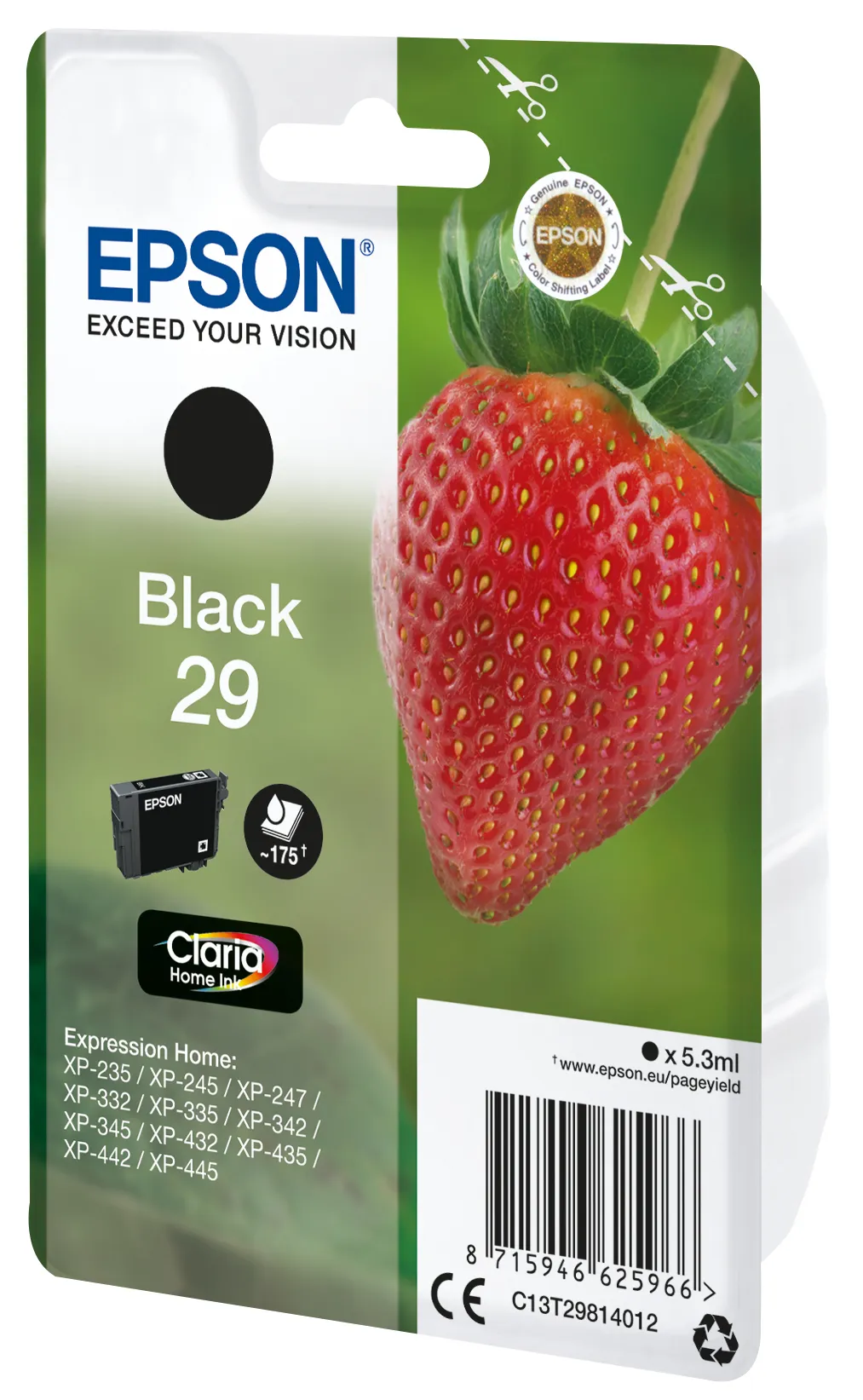 Vente EPSON Cartouche Fraise Encre Claria Home Noir avec Epson au meilleur prix - visuel 4