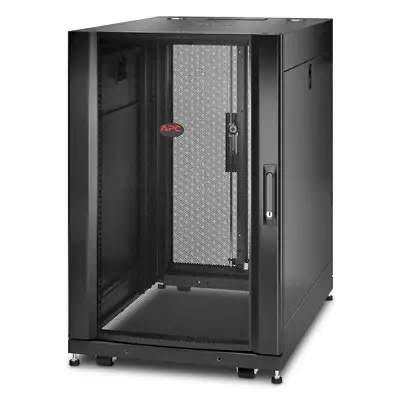 NetShelter SX - baie 19P avec panneaux - 18U - 600x900x925mm - noir - APC - Rack et Armoire - visuel 2