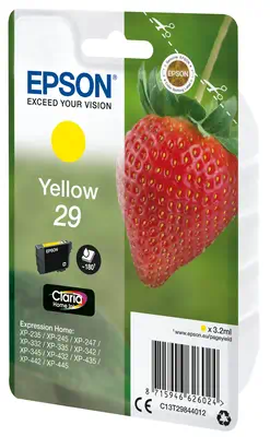 Cartouche "Fraise" 29 - Encre Claria Home J Epson - visuel 1 - hello RSE - Les encres Epson sont optimisées pour les imprimantes Epson