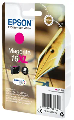 Vente EPSON 16XL cartouche dencre magenta haute capacité 6.5ml Epson au meilleur prix - visuel 4