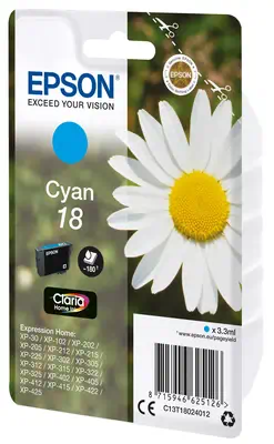 Vente EPSON 18 cartouche dencre cyan capacité standard 3.3ml Epson au meilleur prix - visuel 2