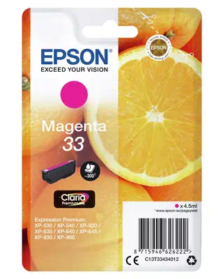 Epson Oranges Cartouche " " - Encre Claria Epson - visuel 1 - hello RSE - Réduisez vos coûts d'impression avec les cartouches d'encre haute capacité