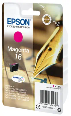 Cartouche "Stylo à plume"16 - Encre DURABrite Ultra Epson - visuel 1 - hello RSE - Économisez jusqu'à 30 % d'encre grâce aux cartouches d'encre séparées Epson