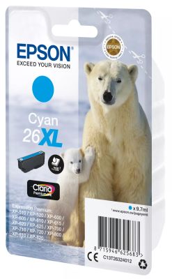 Vente EPSON 26XL cartouche dencre cyan haute Epson au meilleur prix - visuel 2