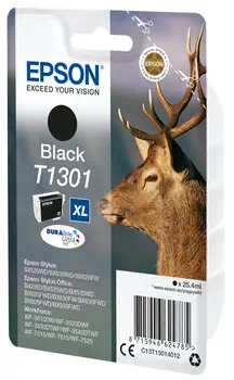 Epson Stag Encre noire DURABrite Ultra Cerf T1301 avantages