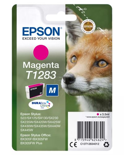 Revendeur officiel EPSON T1283 cartouche dencre magenta capacité standard 3.5ml 1-pack