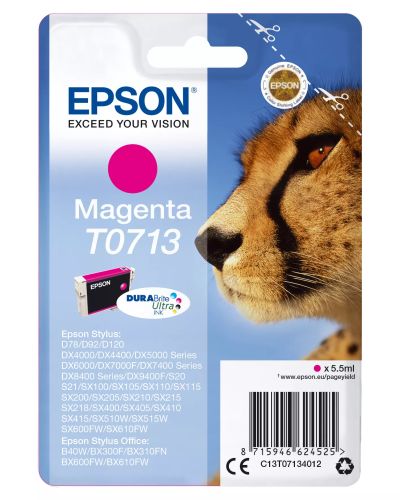 Vente EPSON T0713 cartouche dencre magenta capacité standard 5 au meilleur prix