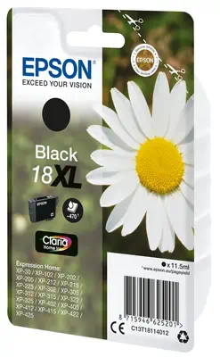 Vente EPSON 18XL cartouche encre noir haute capacité 11.5ml Epson au meilleur prix - visuel 4