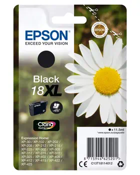 Achat EPSON 18XL cartouche encre noir haute capacité 11.5ml 470 au meilleur prix