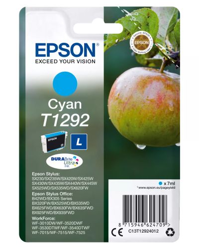 Achat EPSON T1292 cartouche d encre cyan haute capacité 7ml 1 sur hello RSE