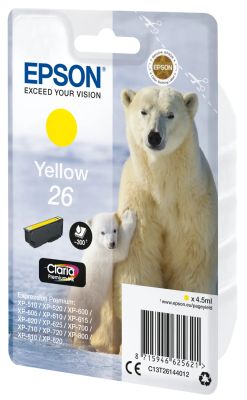 Vente EPSON 26 cartouche encre jaune capacité standard 4.5ml Epson au meilleur prix - visuel 4