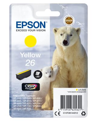 Achat EPSON 26 cartouche encre jaune capacité standard 4.5ml sur hello RSE - visuel 3