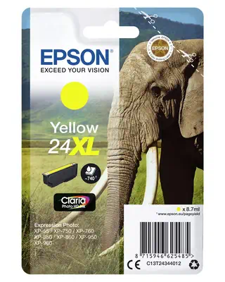 EPSON 3LB 24XL ink cartridge yellow high capacity Epson - visuel 1 - hello RSE - Réduisez vos coûts d'impression avec les cartouches d'encre haute capacité