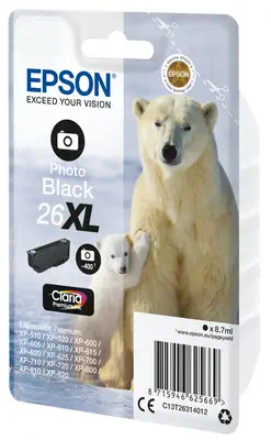 EPSON 5LB 26XL ink cartridge photo black high Epson - visuel 1 - hello RSE - Réalisez des économies grâce aux cartouches d'encre séparées