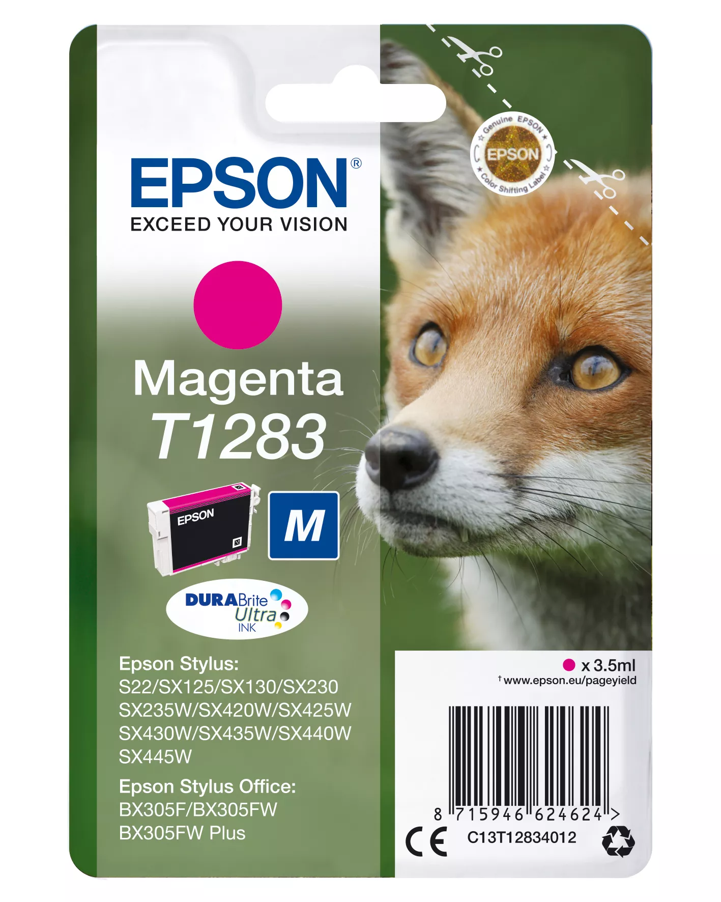 Vente EPSON T1283 cartouche dencre magenta capacité standard 3 au meilleur prix