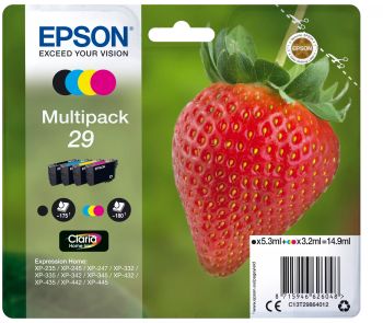 Achat Epson Strawberry Multipack "Fraise" 29 - Encre Claria Home N,C,M,J au meilleur prix