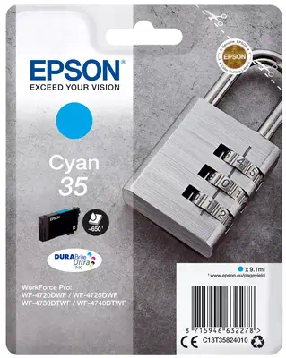 Vente EPSON Cartouche Cadenas - Encre DURABrite Ultra C au meilleur prix