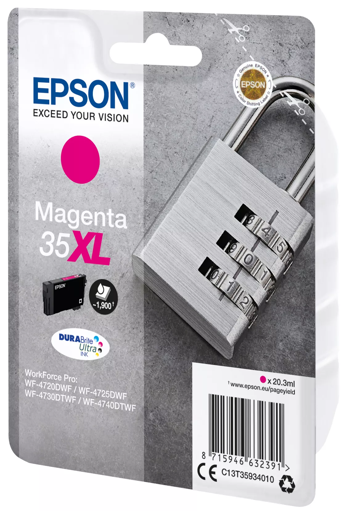 Vente EPSON Cartouche Cadenas - Encre DURABrite Ultra M Epson au meilleur prix - visuel 2
