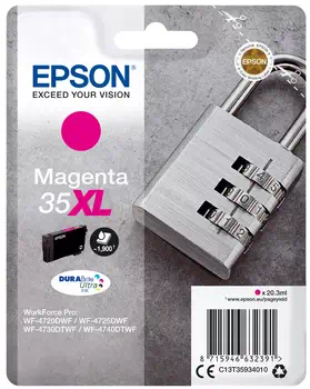 Achat Epson Padlock Singlepack Magenta 35XL DURABrite Ultra Ink au meilleur prix