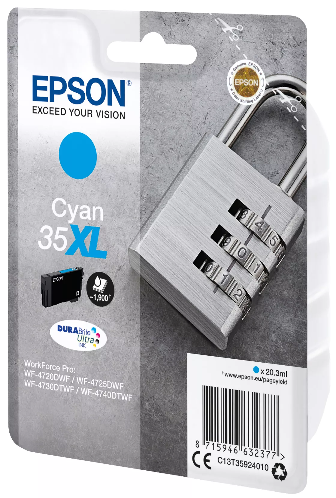 Vente EPSON Cartouche Cadenas - Encre DURABrite Ultra C Epson au meilleur prix - visuel 2
