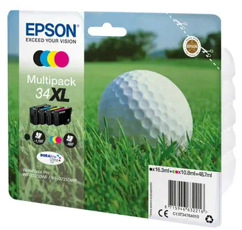 Multipack 4-colours 34XL DURABrite Ultra Ink achat