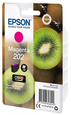 Epson Kiwi Singlepack Magenta 202 Claria Premium Ink Epson - visuel 2 - hello RSE