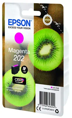 Epson Kiwi Singlepack Magenta 202 Claria Premium Ink - Cartouches d'encre - visuel 1