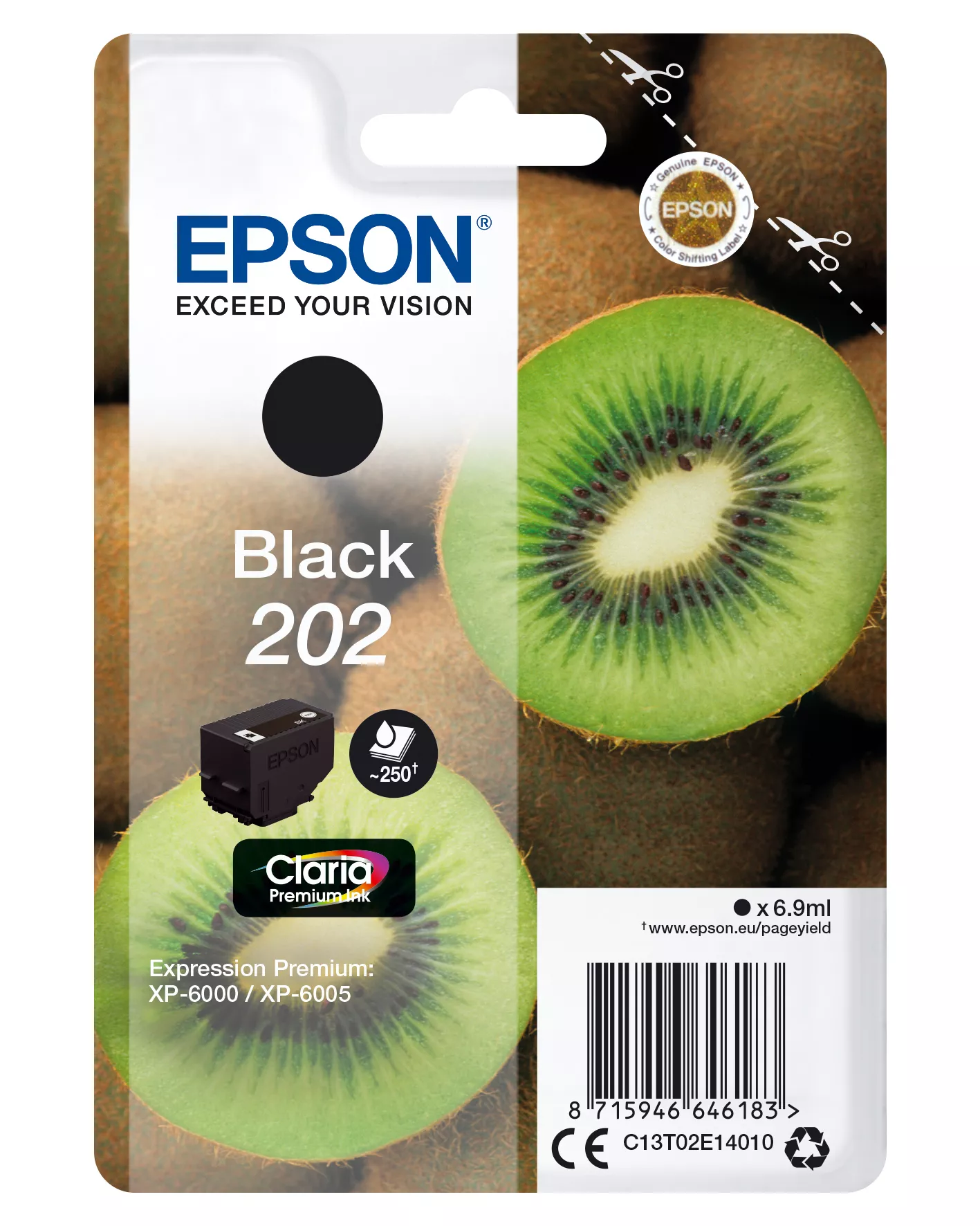 Achat EPSON 202 Black Ink Cartridge sec sur hello RSE