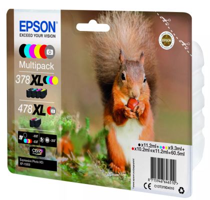 Vente EPSON Multipack 6 colours 378XL/478XL Squirrel incl. R/G Epson au meilleur prix - visuel 4