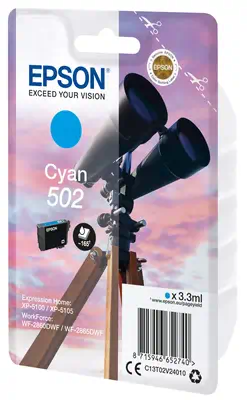 Epson Singlepack Cyan 502 Ink Epson - visuel 1 - hello RSE - Faible coût et fiabilité